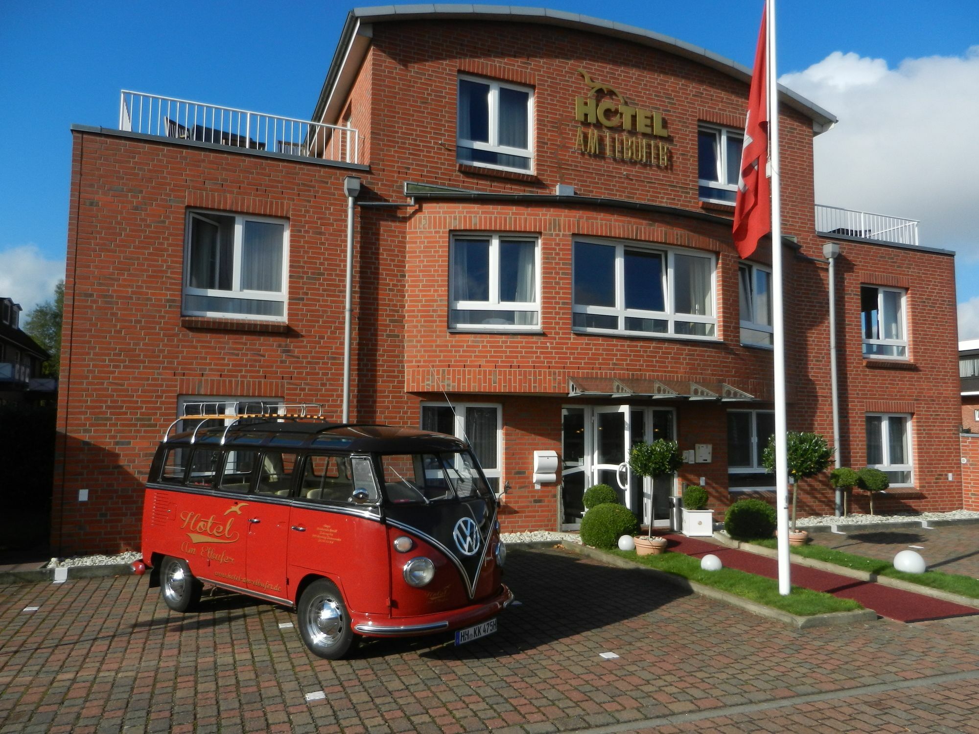 Hotel Am Elbufer Hamborg Eksteriør billede